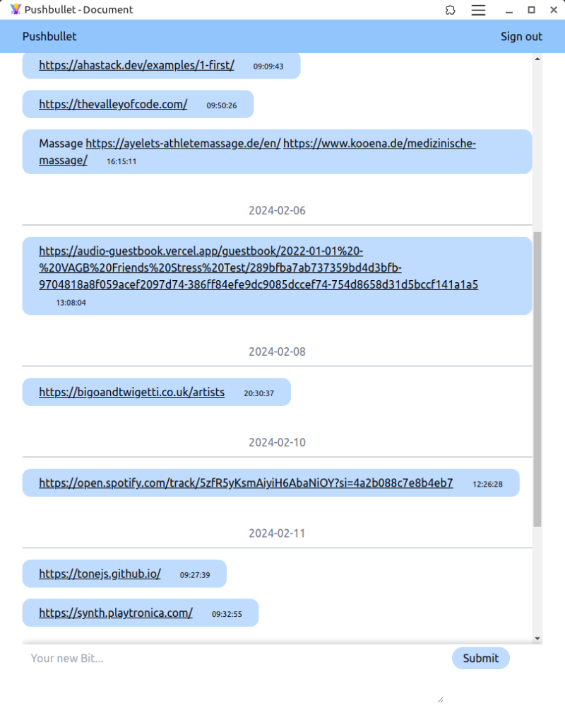 pushbullet website image